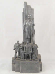 A large Soviet Russian aluminium