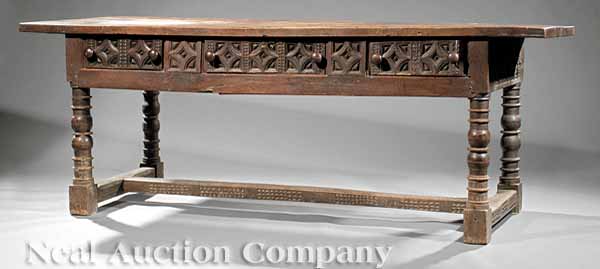 A Large Spanish Baroque Walnut