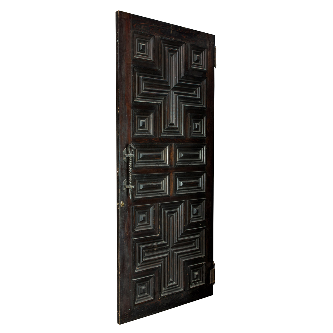 A LARGE SPANISH REVIVAL QUARTERSAWN