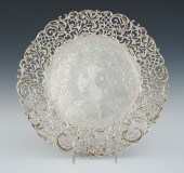 A Large Sterling Silver Center