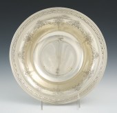 A Large Sterling Silver Center