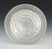 A Large Sterling Silver Center