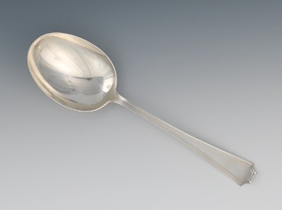 A Large Sterling Silver Serving