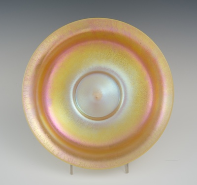 A Large Steuben Gold Aurene Bowl