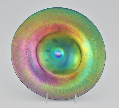 A Large Tiffany Blue Favrile