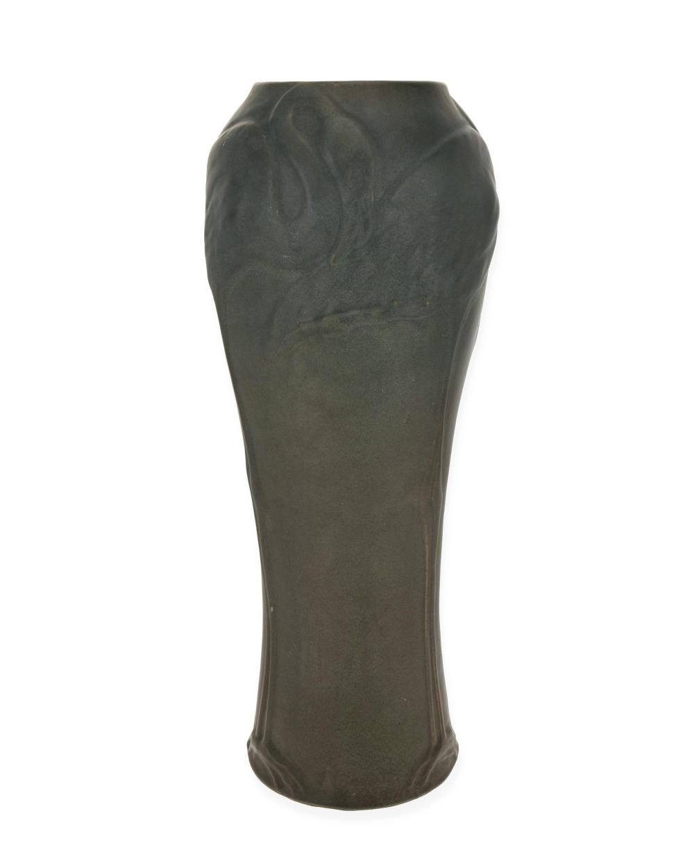 A LARGE VAN BRIGGLE POTTERY VASEA