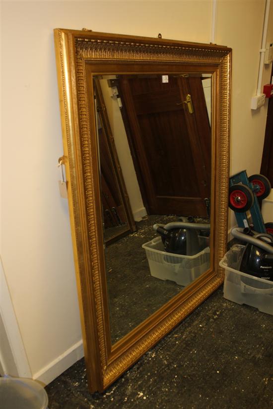 A large Victorian carved giltwood