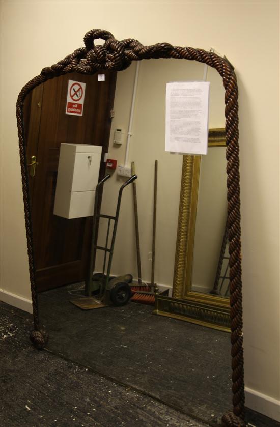 A large Victorian carved mahogany