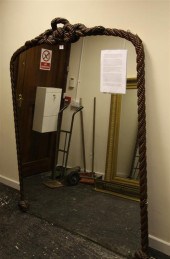 A large Victorian carved mahog