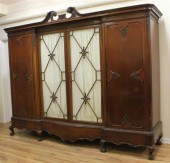 A large Victorian carved mahog