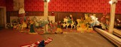A LARGE VINTAGE CUT-OUT STORYB