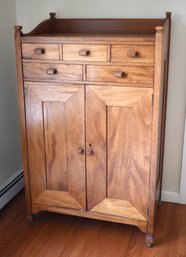 A large vintage mahogany dressing
