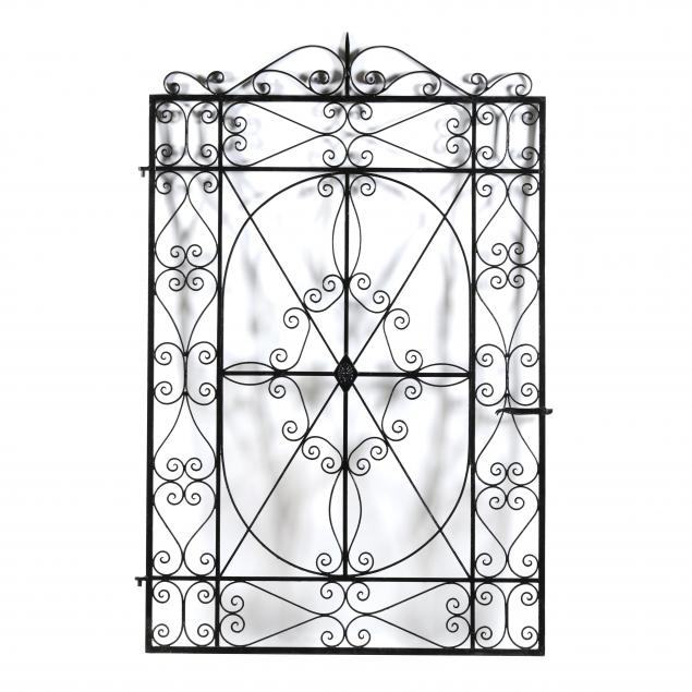 A LARGE VINTAGE WROUGHT IRON ESTATE