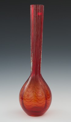 A Large Waterford Ruby Red Glass