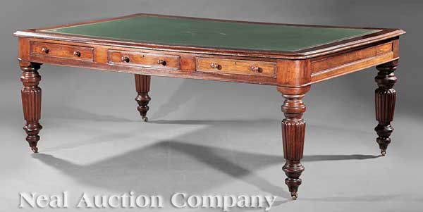 A Large William IV Mahogany