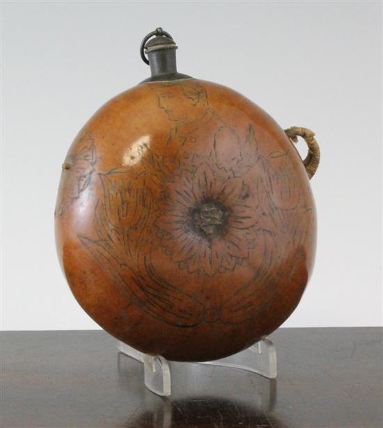 A late 18th century carved
