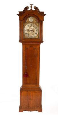 A late 18th Century eight-day oak