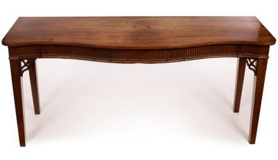 A late 18th Century style serving