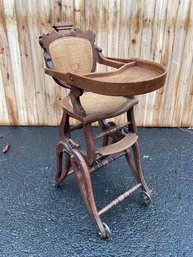 A late 19th C. collapsible walnut