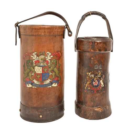A late 19th c leather cordite