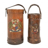 A late 19th c leather cordite