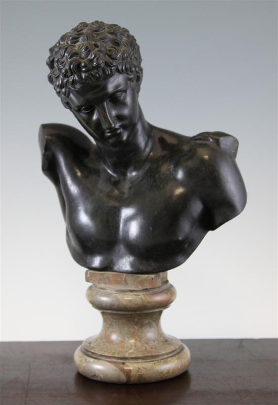A late 19th century bronze and