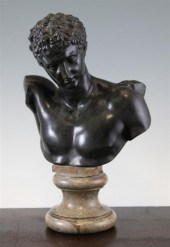 A late 19th century bronze and