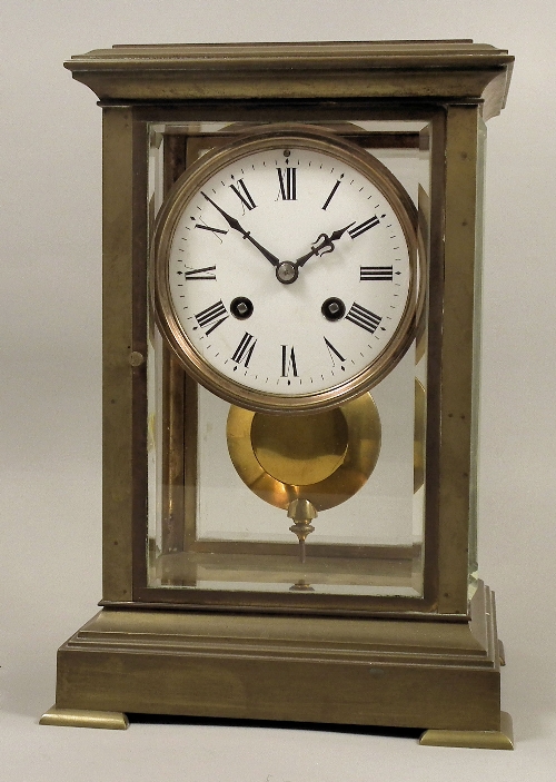 A late 19th Century French brass