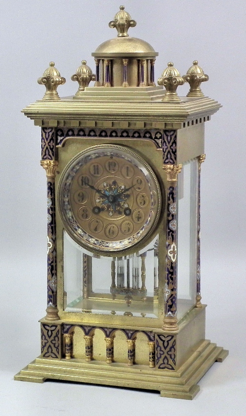 A late 19th Century French brass