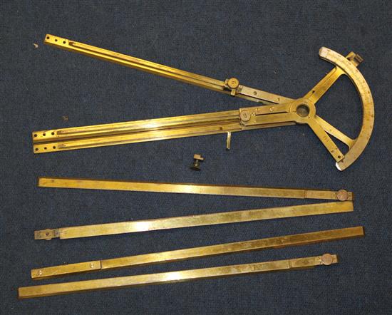 A late 19th century French brass