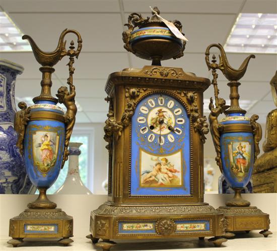 A late 19th century French gilt