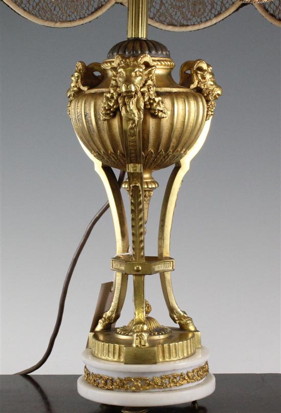 A late 19th century French ormolu