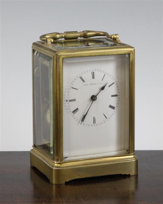 A late 19th century French brass