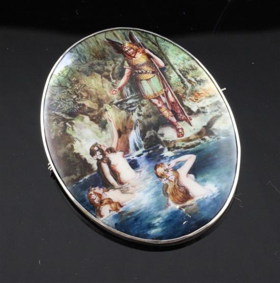 A late 19th century German silver