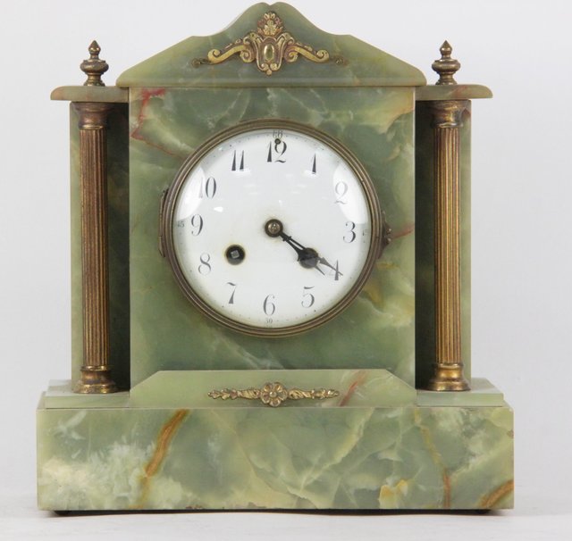 A late 19th Century green onyx