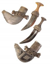 A LATE 19TH CENTURY JAMBIYA wi