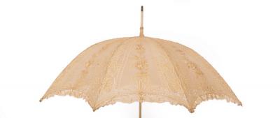 A late 19th Century lace parasol