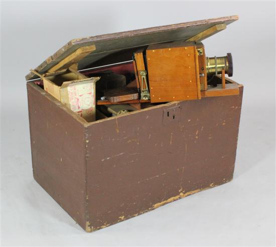 A late 19th century mahogany