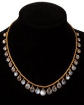 A late 19th Century moonstone