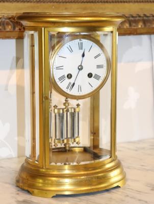 A late 19th Century oval four-glass
