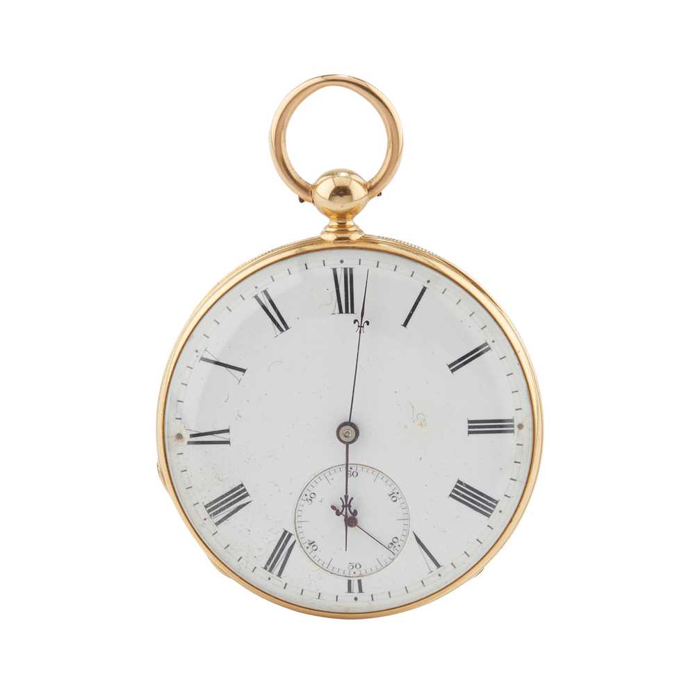 A LATE 19TH CENTURY POCKET WATCH
