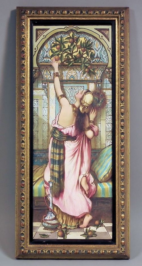 A late 19th Century porcelain