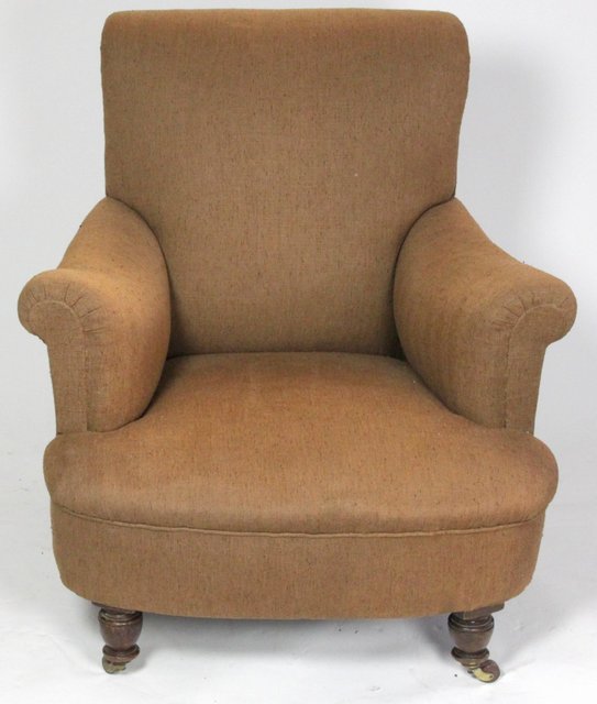 A late 19th Century upholstered