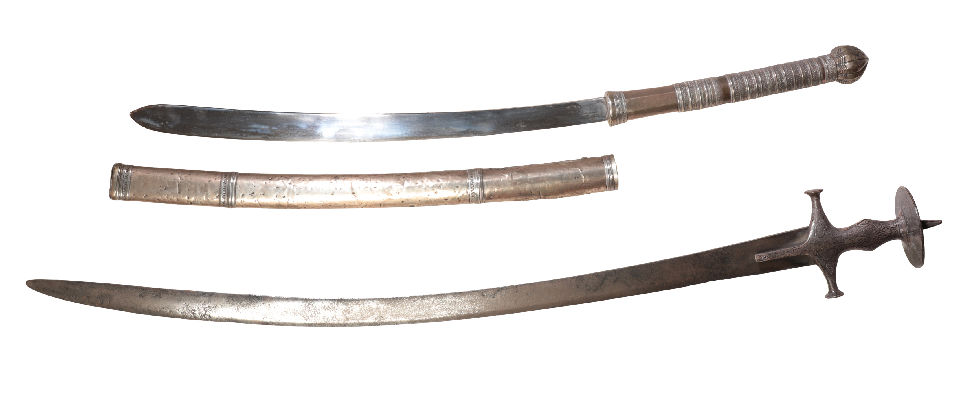 A LATE 19TH CENTURY WHITE METAL