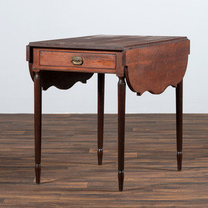 A Late Federal Mahogany Pembroke