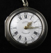 A late George II silver pair c