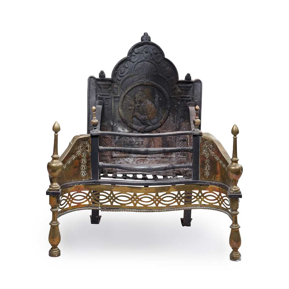 A LATE GEORGE III CAST IRON AND