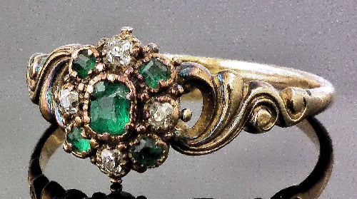 A late Georgian gold coloured metal