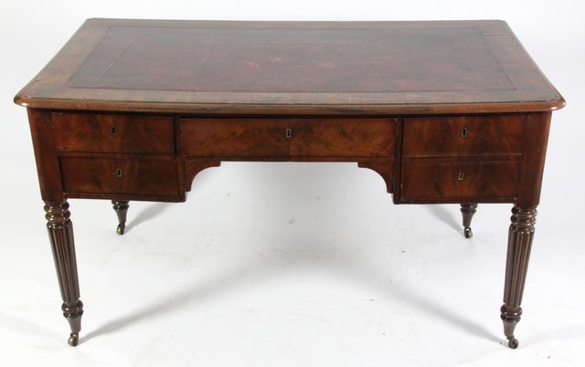 A late Georgian writing desk with