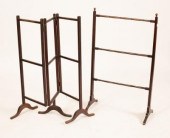 A late Regency mahogany towel